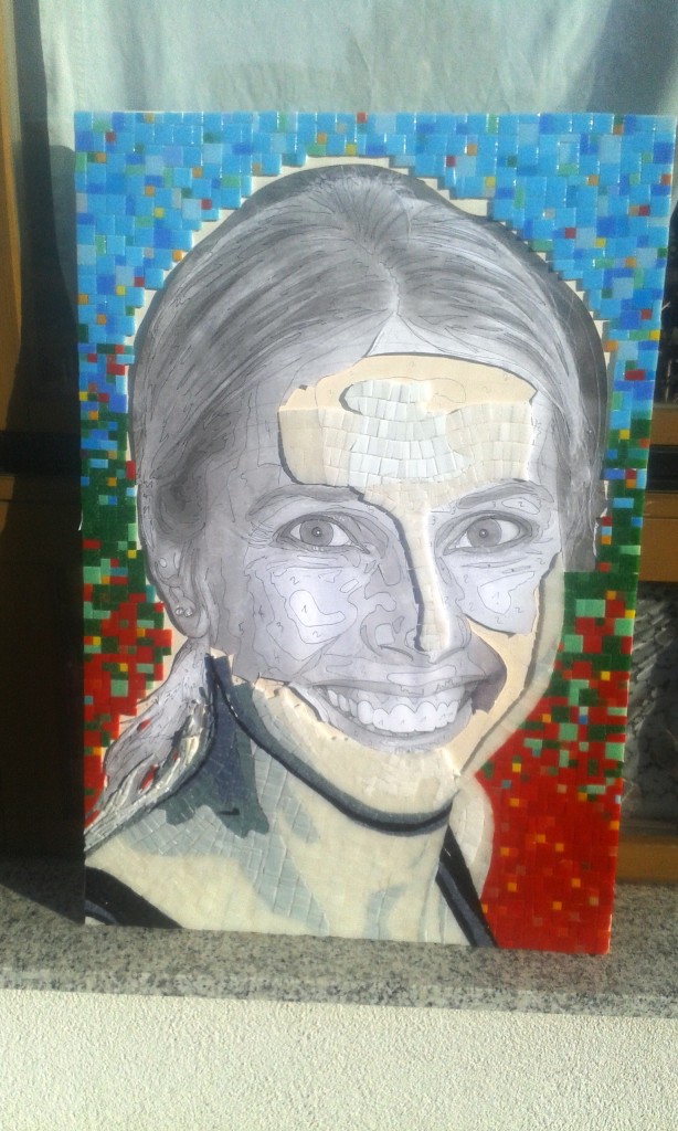 robert lisac artist mosaic portrait